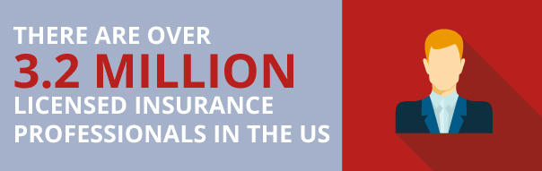 There are over 3.2 Million Licensed Insurance Professionals in the US